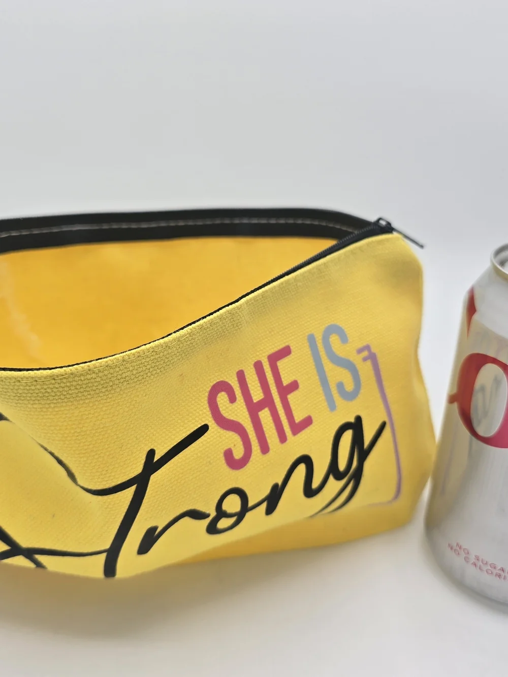 3 Pack Faith-Themed Yellow & Blue Cosmetic Or Pencil Pouches - Unbranded - New